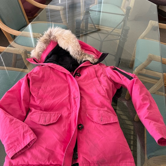 Auth CANADA GOOSE Women’s Pink Down Filled Trillium Heritage Parka Size Medium - Picture 11 of 12